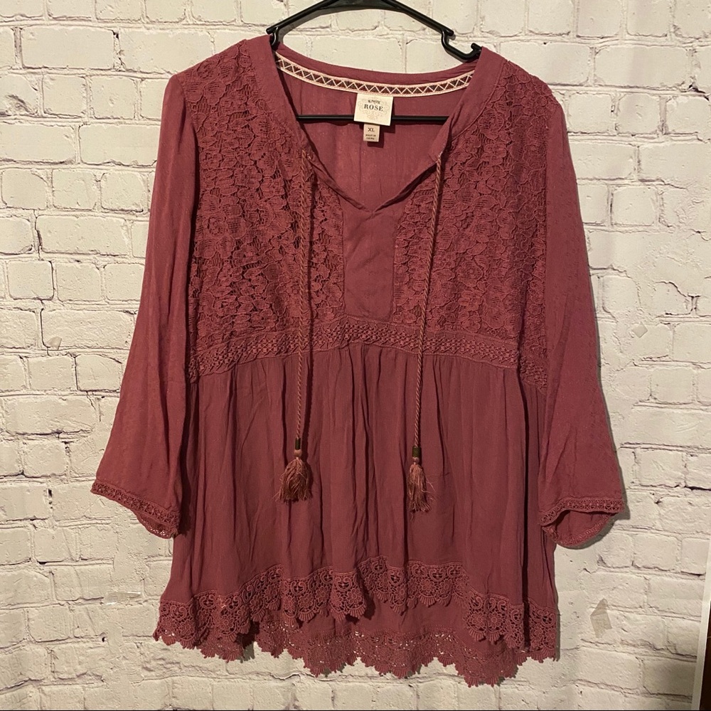 Knox Rose Shirt XL Pink Rose